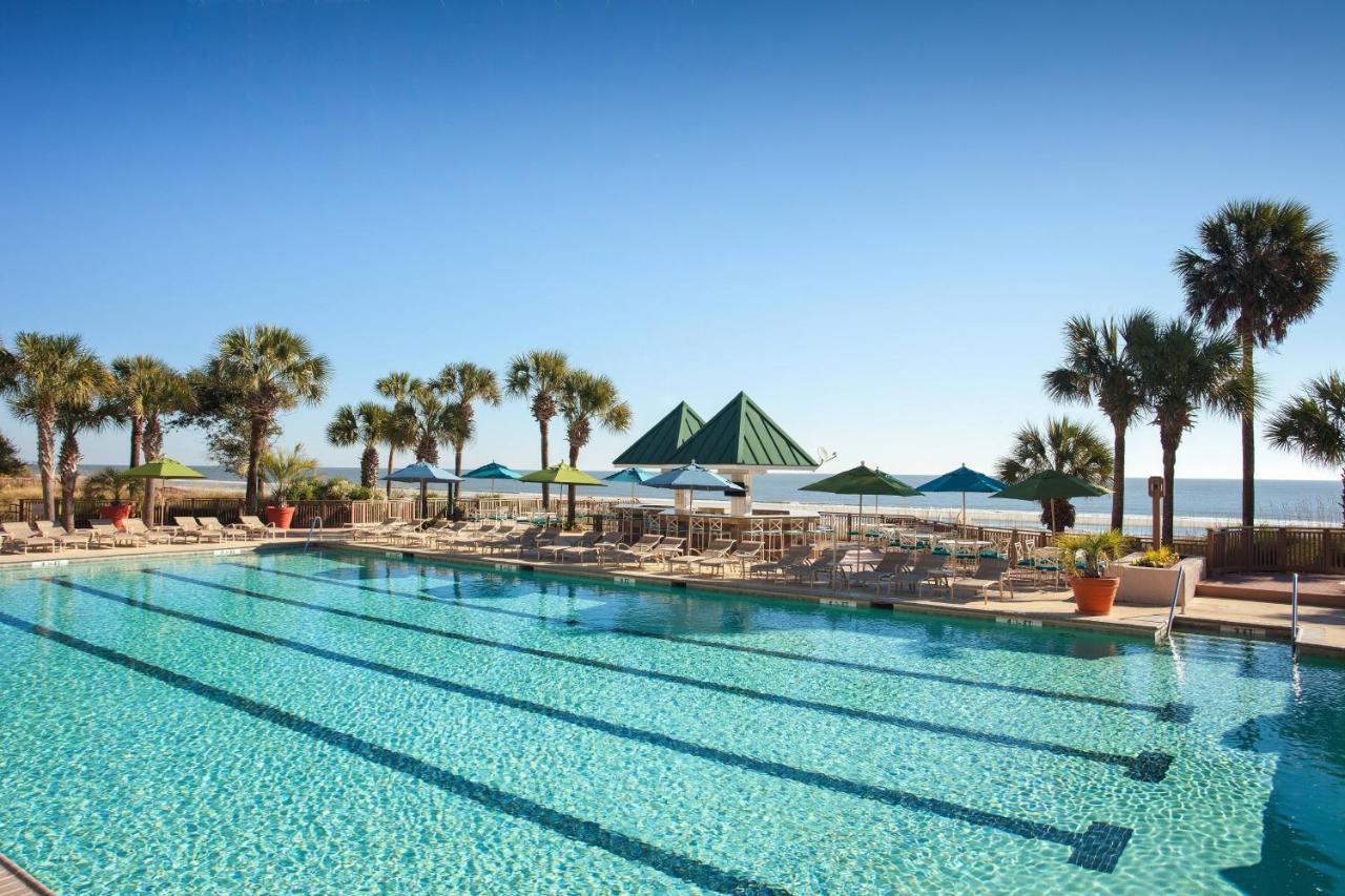 Hilton Beachfront Resort & Spa Hilton Head Island Kültér fotó Oceanfront Pool at The Sanctuary